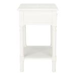 White Wood Whitney 1-Drawer End Table