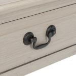 Greige Wood Whitney 1-Drawer End Table
