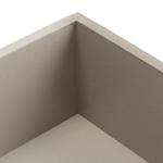 Greige Wood Whitney 1-Drawer End Table