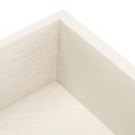 White Wood Landers 1-Drawer End Table