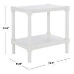 White Wood Genesia Side Table