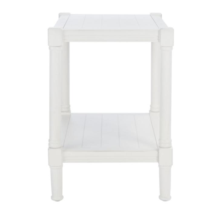 White Wood Genesia Side Table