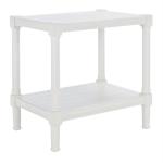 White Wood Genesia Side Table