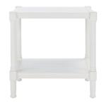 White Wood Genesia Side Table