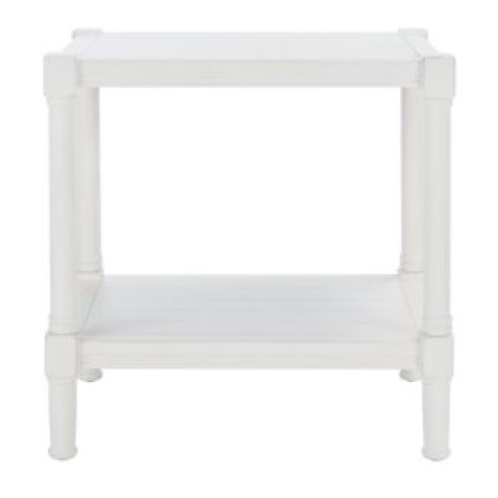 White Wood Genesia Side Table