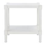 White Wood Genesia Side Table