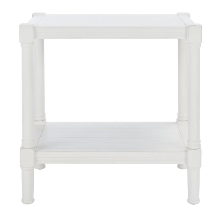 White Wood Genesia Side Table