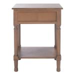 Brown Wood Veranda End Table