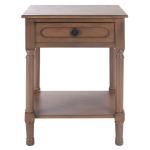 Brown Wood Veranda End Table