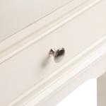 White Wood Opal 1-Drawer End Table