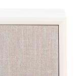 White Wood Stella 1-Drawer End Table