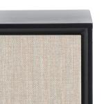 Black Wood Stella 1-Drawer End Table