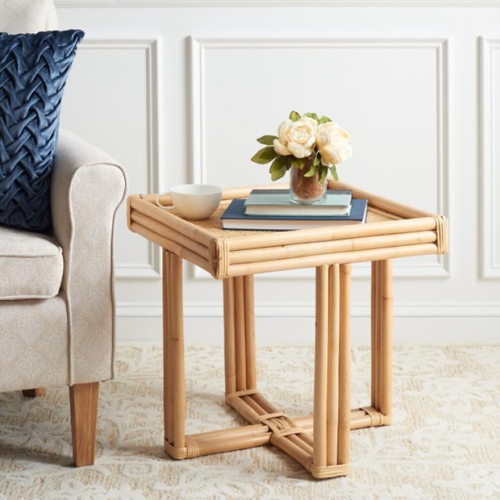 Natural Rattan Alari Accent Table