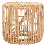 Natural Rattan Jade Accent Table