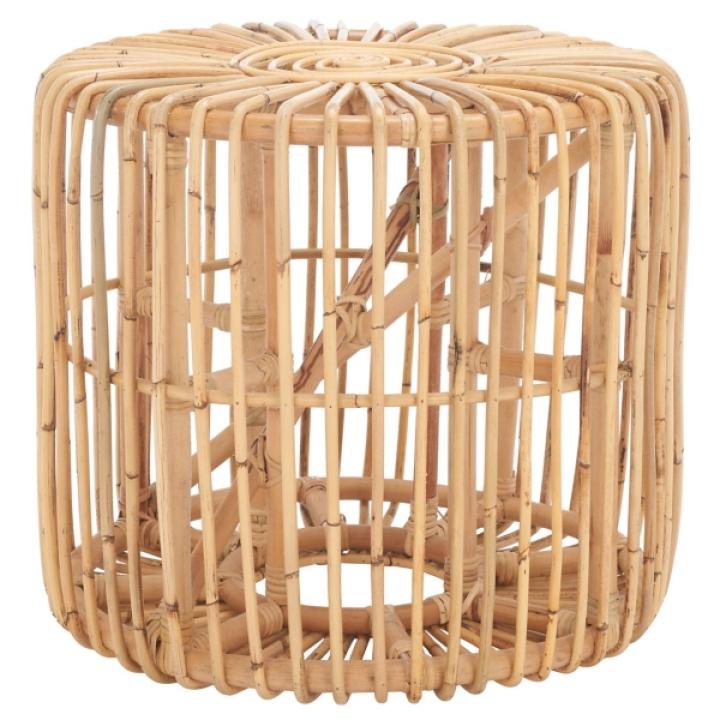 Natural Rattan Jade Accent Table