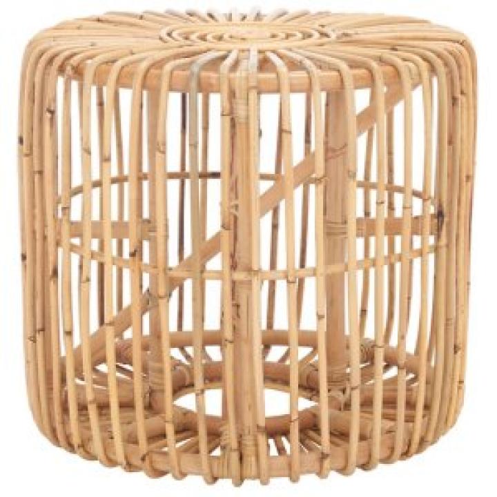Natural Rattan Jade Accent Table