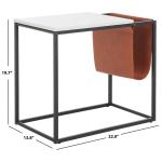 Black Modern Bortola Accent Table