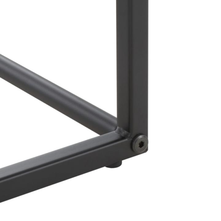 Black Modern Bortola Accent Table