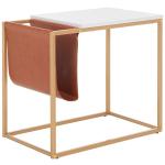 Gold Modern Bortola Accent Table