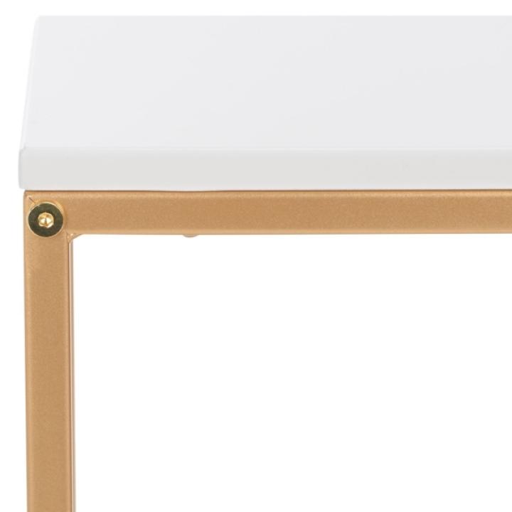 Gold Modern Bortola Accent Table