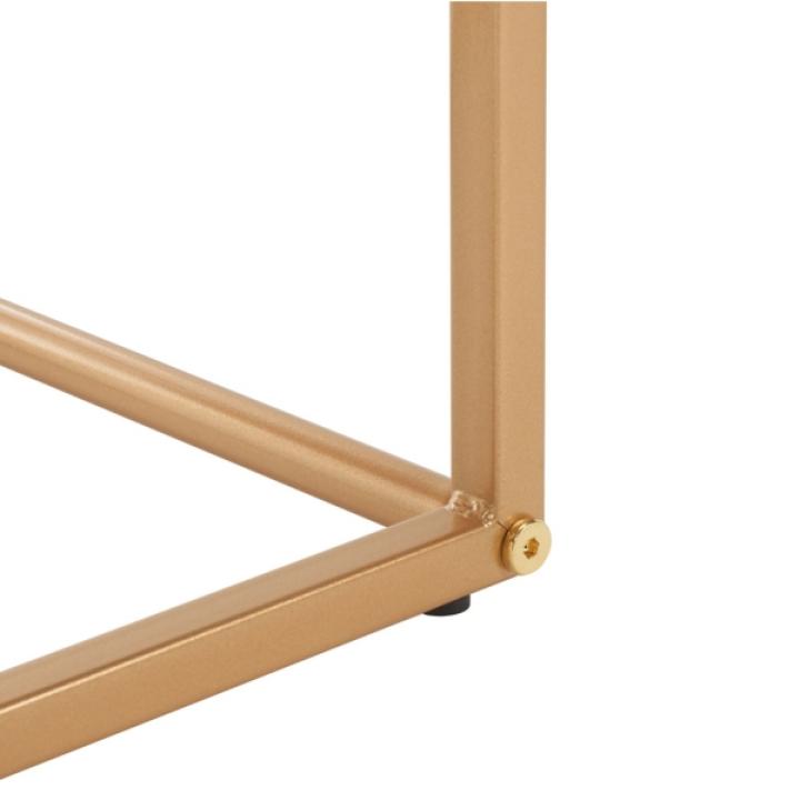 Gold Modern Bortola Accent Table