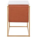 Gold Modern Bortola Accent Table