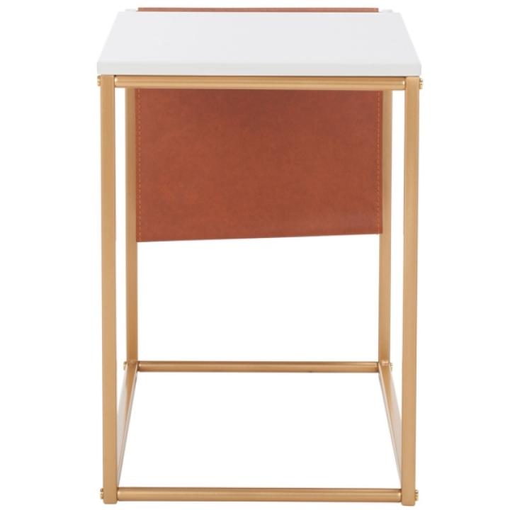 Gold Modern Bortola Accent Table