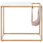 Gold Modern Bortola Accent Table