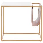 Gold Modern Bortola Accent Table