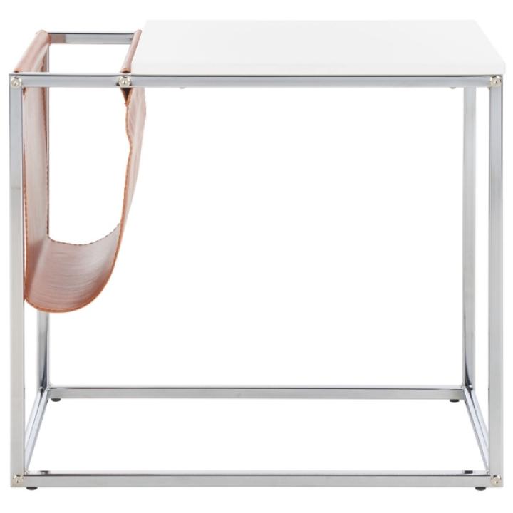 Silver Modern Bortola Accent Table