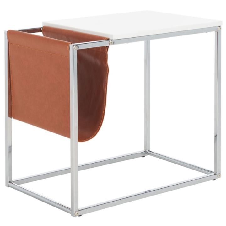 Silver Modern Bortola Accent Table