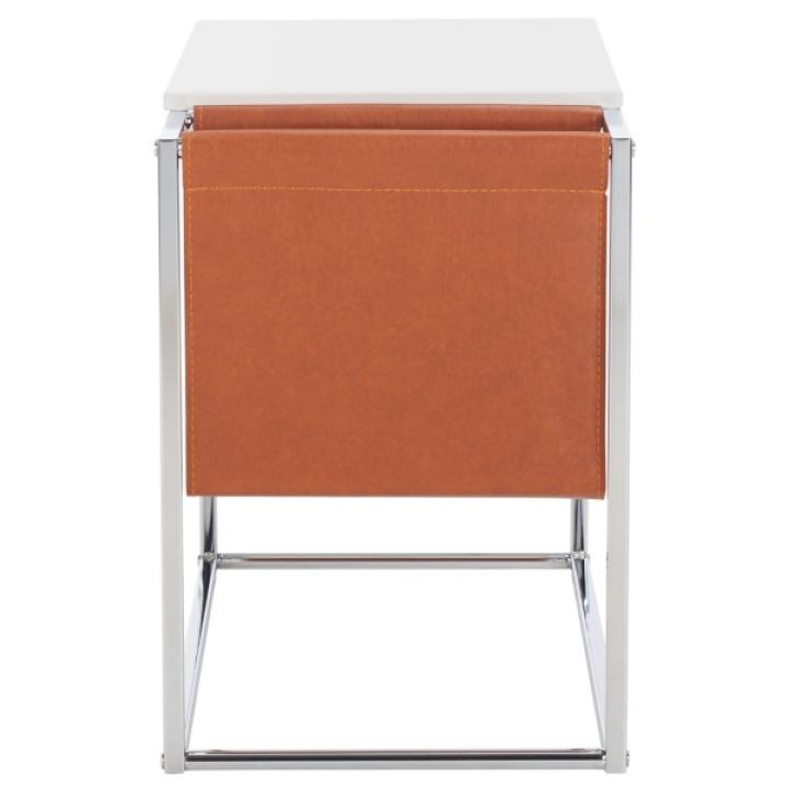 Silver Modern Bortola Accent Table