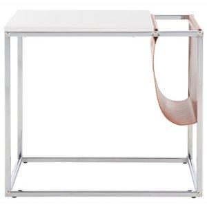Silver Modern Bortola Accent Table
