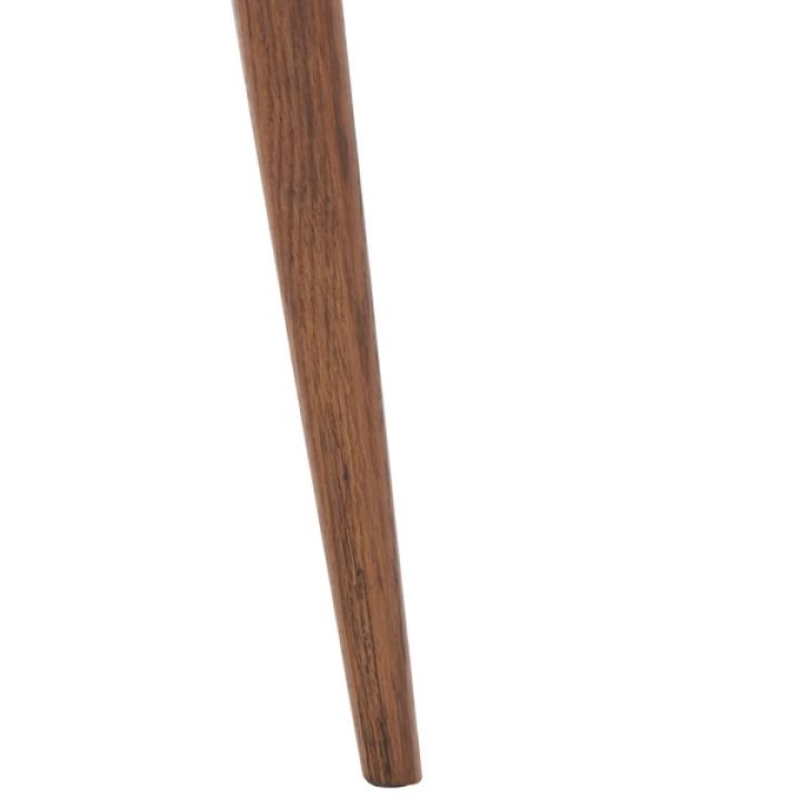 Square Ceramic Marble & Walnut Karin Accent Table