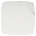 Square Ceramic Marble & Walnut Karin Accent Table