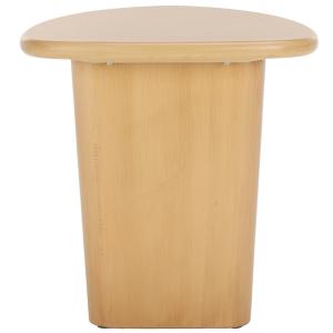 Natural Asymmetrical Genevieve Accent Table