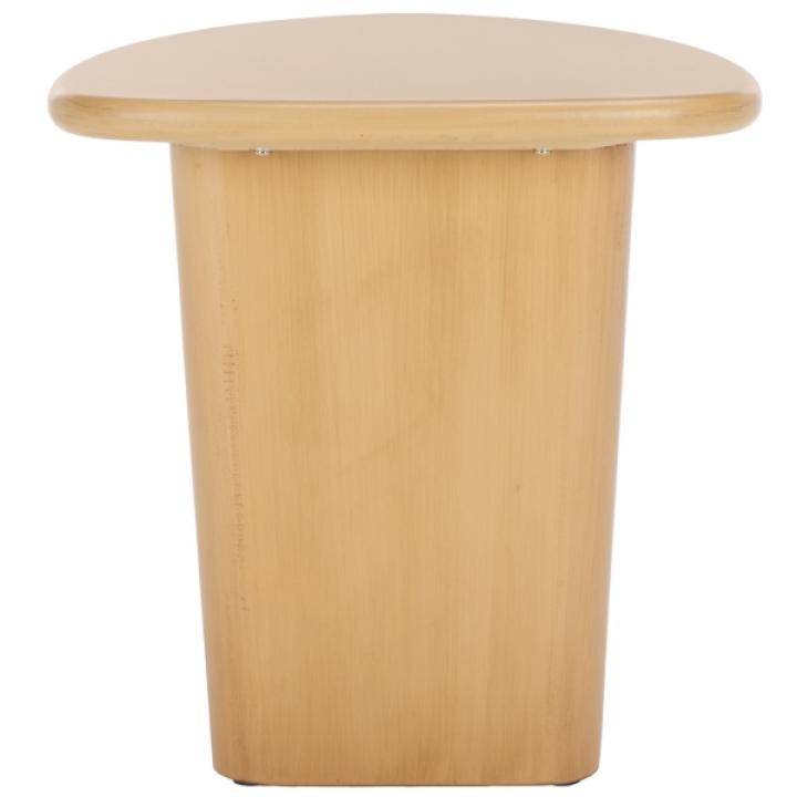 Natural Asymmetrical Genevieve Accent Table