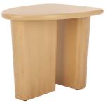 Natural Asymmetrical Genevieve Accent Table