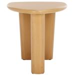 Natural Asymmetrical Genevieve Accent Table