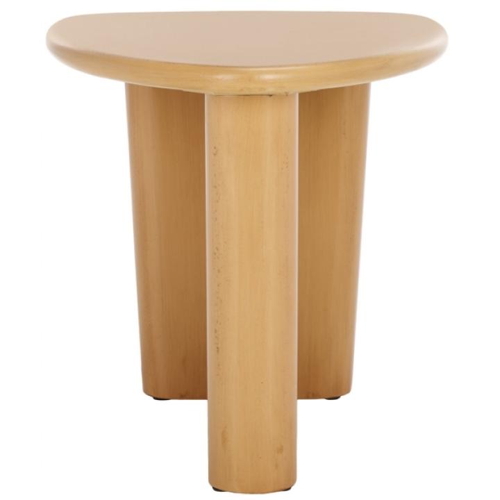 Natural Asymmetrical Genevieve Accent Table