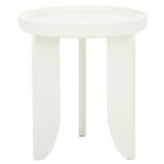 White Wood Elnora Accent Table