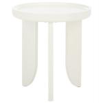 White Wood Elnora Accent Table