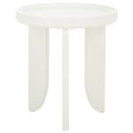 White Wood Elnora Accent Table