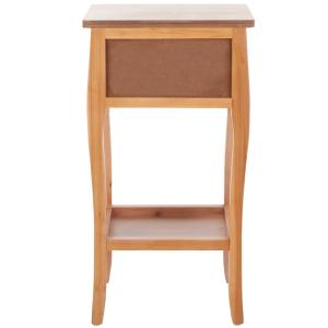 Honey Brown Wood Frieda End Table