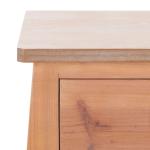 Honey Brown Wood Frieda End Table