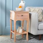 Honey Brown Wood Frieda End Table