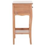 Honey Brown Wood Frieda End Table