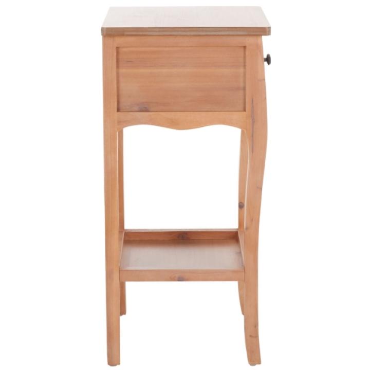 Honey Brown Wood Frieda End Table