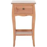 Honey Brown Wood Frieda End Table