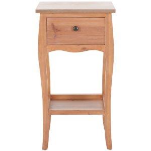 Honey Brown Wood Frieda End Table
